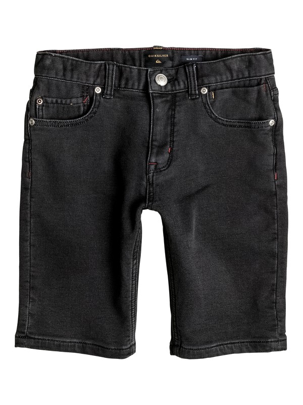 quiksilver, Distorsion Fleece Grey - Denim-Shorts, LOW GREY (kzew) 0 Distorsion Fleece Grey - Denim-Shorts Schwarz EQBDS03041 Quiksilver