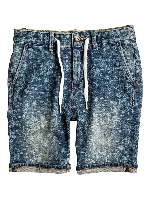 quiksilver, Bloom Field - Denim Shorts, MEDIUM BLUE (bygw) 0 Bloom Field - Denim Shorts EQBDS03043 Quiksilver