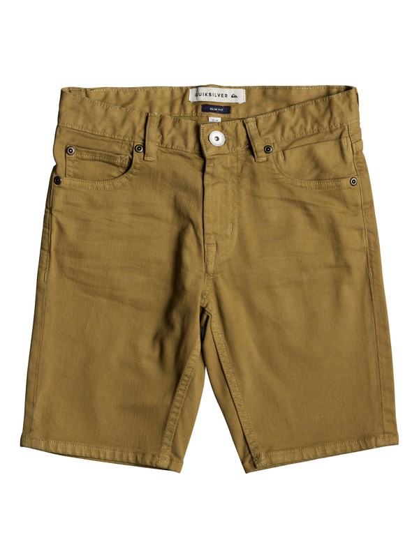 quiksilver, Distorsion Colors - Short Vaquero para Chicos 8-16, WOOD THRUSH (cmf0) 0 Distorsion Colors - Short Vaquero para Chicos 8-16 Marron EQBDS03050 Quiksilver