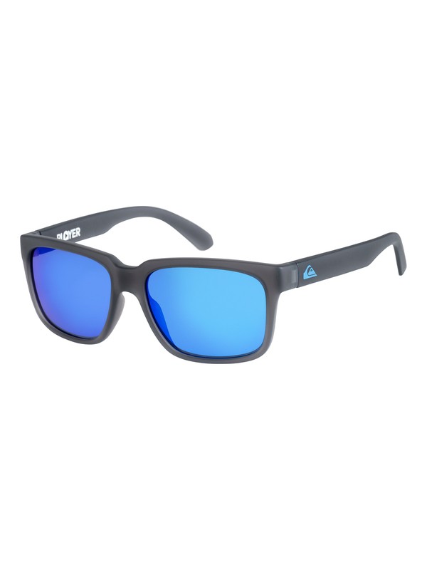 quiksilver, Player - Sunglasses, MATTE CRYSTAL SMOKE/ ML ELECTR (xsbb) 0 Player - Sunglasses Gray EQBEY03004 Quiksilver