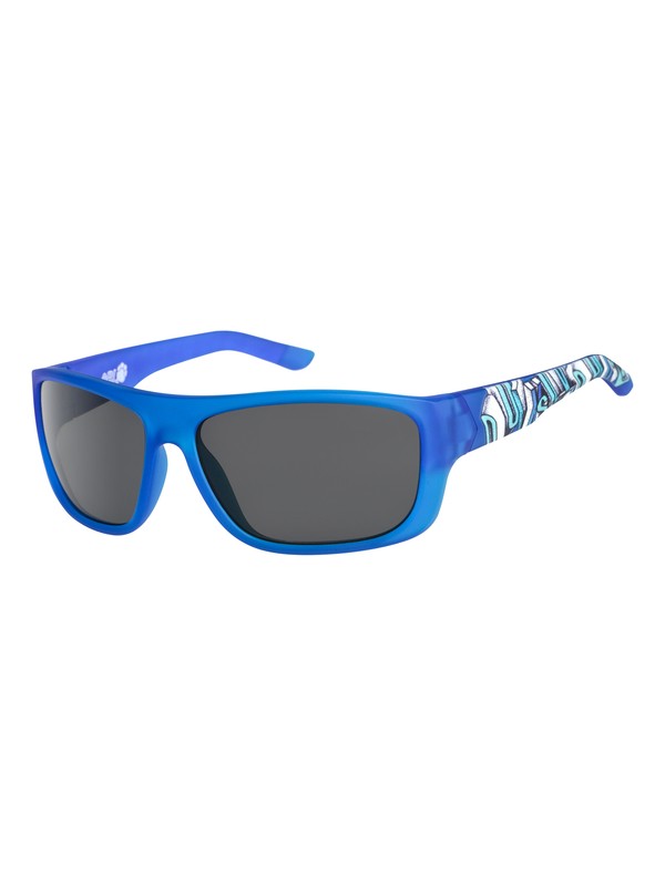 quiksilver, Arlo - Sunglasses, MATTE CRYSTAL BLUE-PRINT/ GREY (xbss) 0 Arlo - Sunglasses Blue EQBEY03005 Quiksilver