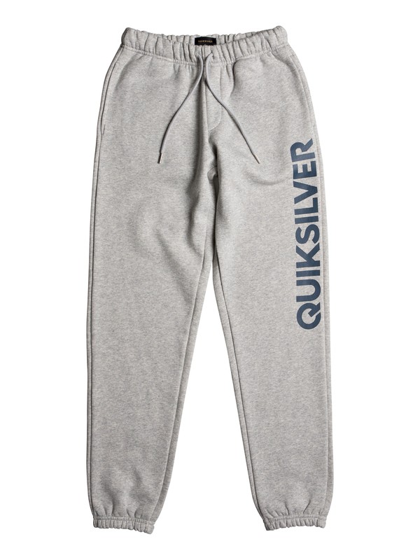 quiksilver, Boy's 8-16 Trackpant Screen Tracksuit Bottoms, LIGHT GREY HEATHER (sgrh) 0 Boy's 8-16 Trackpant Screen Tracksuit Bottoms EQBFB03059 Quiksilver