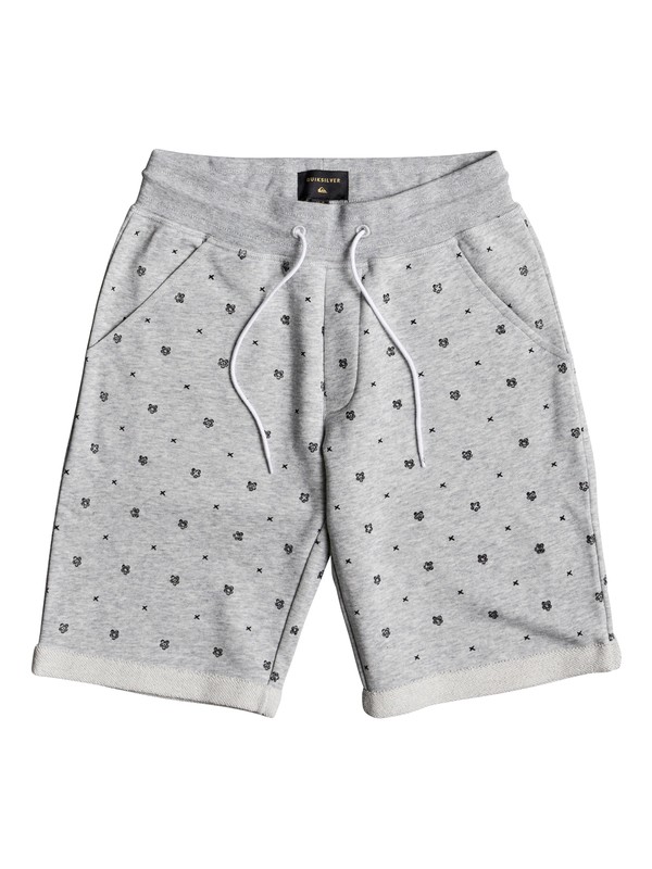 quiksilver, Masento - Short de Felpa, LIGHT GREY HEATHER (sjsh) 0 Masento - Short de Felpa Gris EQBFB03062 Quiksilver