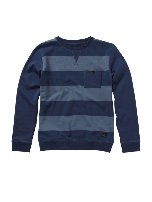 quiksilver, Boys 8-16 Custer Sweatshirt, WASHED NAVY (brq0) 0 Boys 8-16 Custer Sweatshirt EQBFT00025 Quiksilver