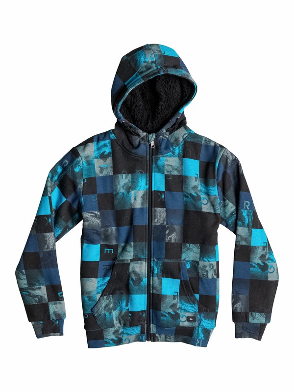 Allover Sherpa Checks EQBFT03111 0 Allover Sherpa Checks - Fleece Top EQBFT03111 Quiksilver