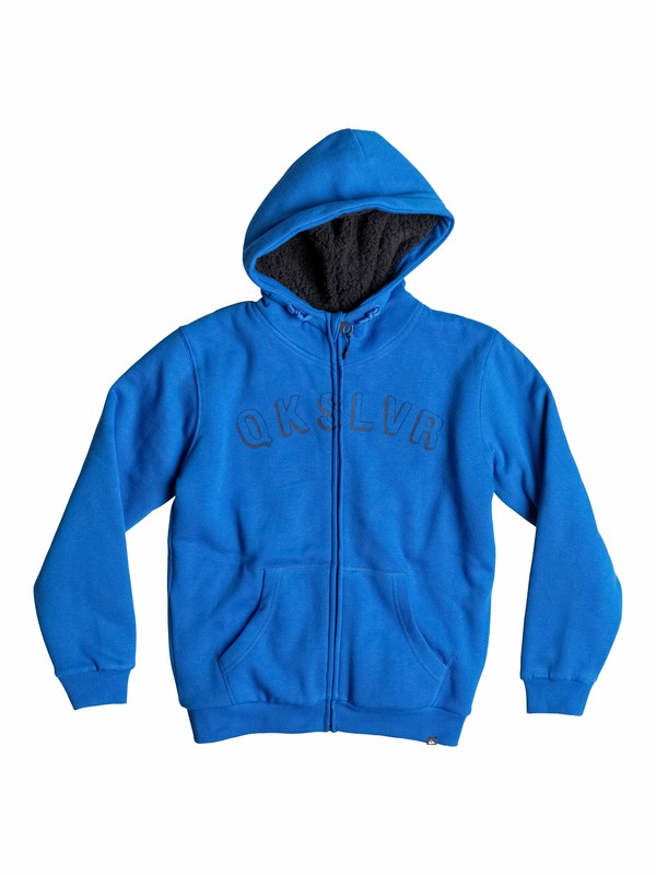 quiksilver, Sherpa QSLV - Felpa con cappuccio, VICTORIA BLUE (bqn0) 0 Sherpa QSLV - Felpa con cappuccio EQBFT03131 Quiksilver
