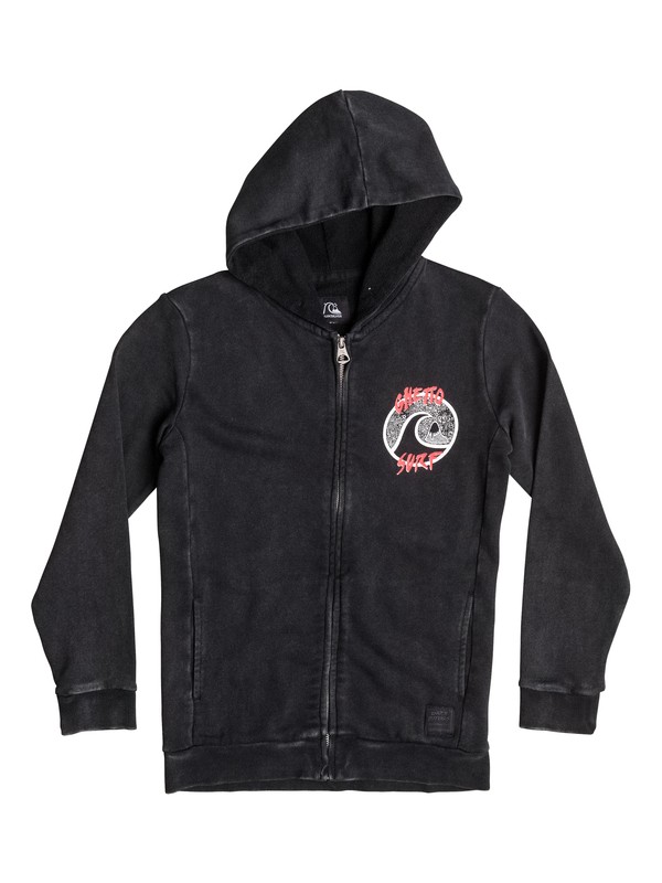 quiksilver, Ghetto Surf - Felpa con cappuccio e zip, ANTHRACITE (kvj0) 0 Ghetto Surf - Felpa con cappuccio e zip EQBFT03150 Quiksilver