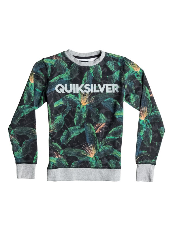quiksilver, Riot Crew - Sweatshirt, RIOT BLACK (kvj6) 0 Riot Crew - Sweatshirt EQBFT03154 Quiksilver
