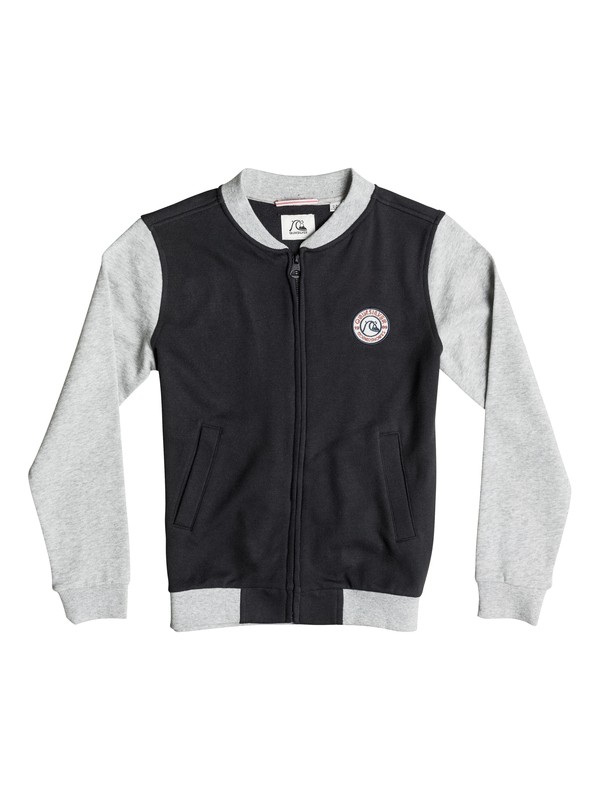 quiksilver, Legacy Temple - Zip-Up Sweatshirt, TARMAC (kta0) 0 Legacy Temple - Zip-Up Sweatshirt EQBFT03158 Quiksilver
