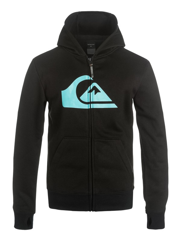quiksilver, Boys 8-16 M&W Zip-Up Riding Hoodie, BLACK (kvj0) 0 Boys 8-16 M&W Zip-Up Riding Hoodie EQBFT03213 Quiksilver