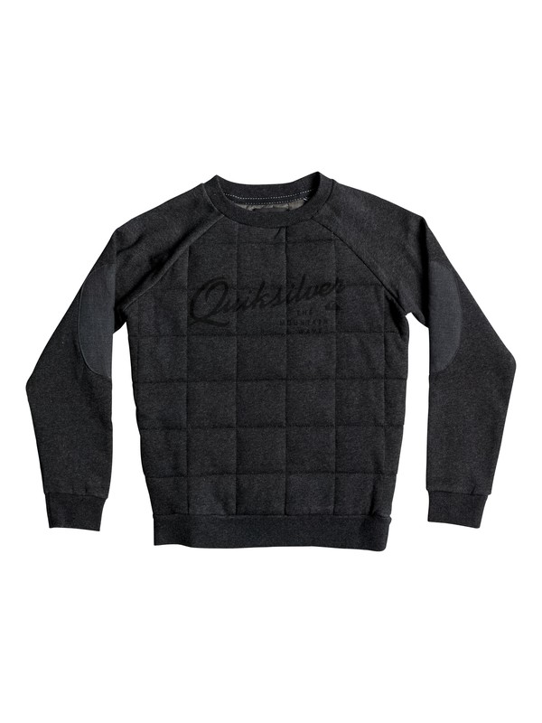 quiksilver, Happy Myth - Sweat matelassé, DARK GREY HEATHER (ktfh) 0 Happy Myth - Sweat matelassé EQBFT03229 Quiksilver