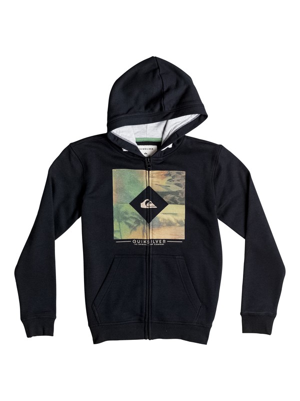 quiksilver, Boy's 8-16 Diamond Day Zip-Up Hoodie, BLACK (kvj0) 0 Boy's 8-16 Diamond Day Zip-Up Hoodie EQBFT03235 Quiksilver