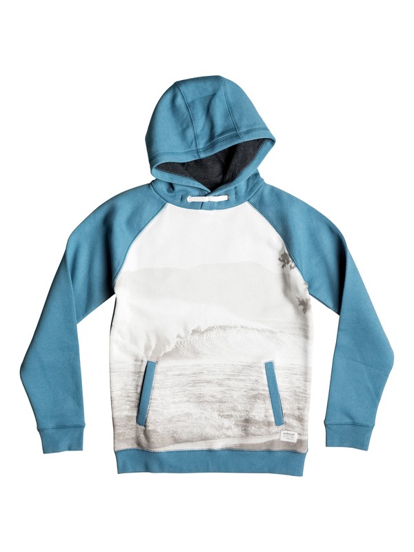 quiksilver, Photoprint - Felpa con cappuccio, CAPTAINS BLUE (bme0) 0 Photoprint - Felpa con cappuccio EQBFT03241 Quiksilver