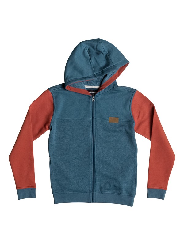 quiksilver, Iconic Science - Sudadera con capucha y cremallera, DARK DENIM HEATHER (brqh) 0 Iconic Science - Sudadera con capucha y cremallera EQBFT03246 Quiksilver