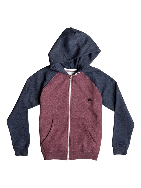 quiksilver, Boy's 8-16 Everyday Zip-Up Hoodie, NAVY BLAZER HEATHER (byjh) 0 Boy's 8-16 Everyday Zip-Up Hoodie EQBFT03259 Quiksilver