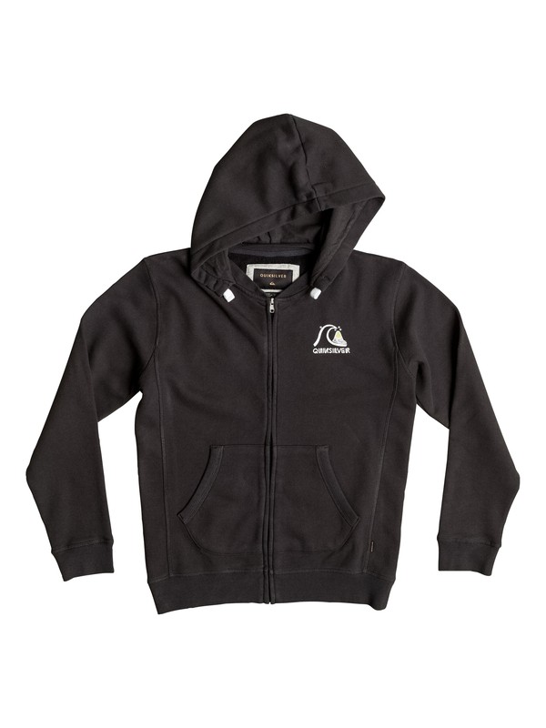 quiksilver, Boy's 8-16 Bubble Zip-Up Hoodie, TARMAC (kta0) 0 Boy's 8-16 Bubble Zip-Up Hoodie EQBFT03271 Quiksilver