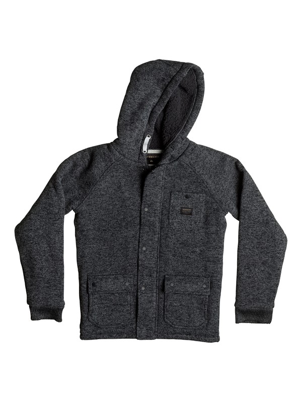 quiksilver, Boy's 8-16 Frozen Over Zip-Up Hoodie, TARMAC HEATHER (ktah) 0 Boy's 8-16 Frozen Over Zip-Up Hoodie EQBFT03284 Quiksilver