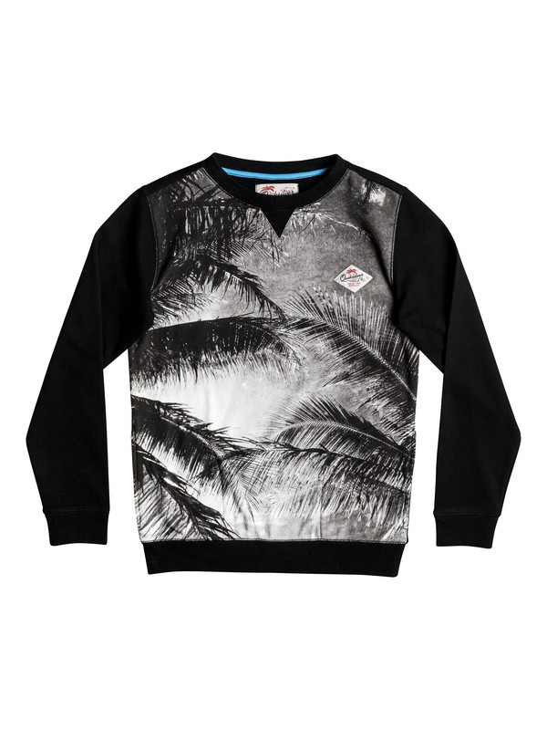 quiksilver, Grab And Go - Sweatshirt, TRUE BLACK (kvjw) 0 Grab And Go - Sweatshirt EQBFT03317 Quiksilver