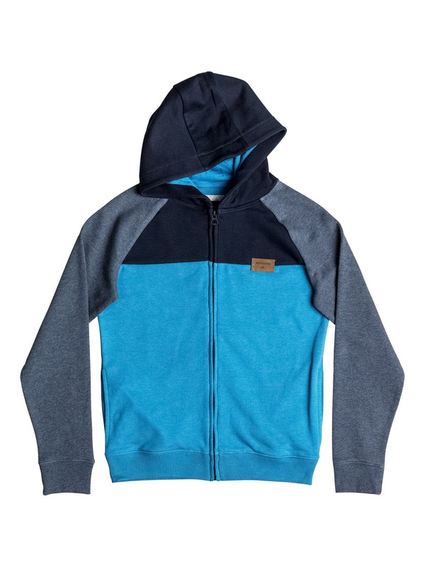 quiksilver, Whatever Mum - Felpa con cappuccio e zip, NAVY BLAZER HEATHER (byjh) 0 Whatever Mum - Felpa con cappuccio e zip EQBFT03326 Quiksilver