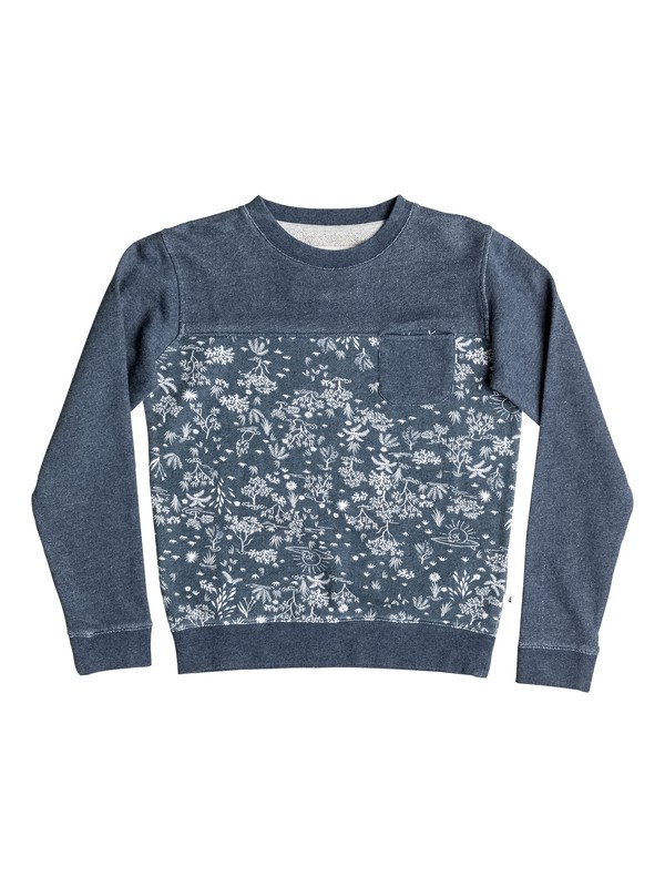 quiksilver, Cyclops - Sudadera, NAVY BLAZER HEATHER (byjh) 0 Cyclops - Sudadera EQBFT03340 Quiksilver