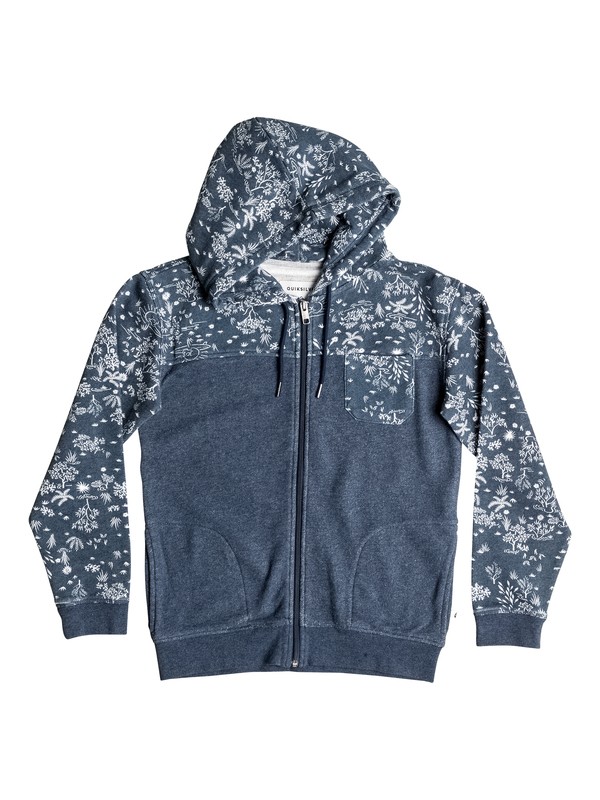 quiksilver, Cyclops - Felpa con cappuccio e zip, NAVY BLAZER HEATHER (byjh) 0 Cyclops - Felpa con cappuccio e zip EQBFT03342 Quiksilver