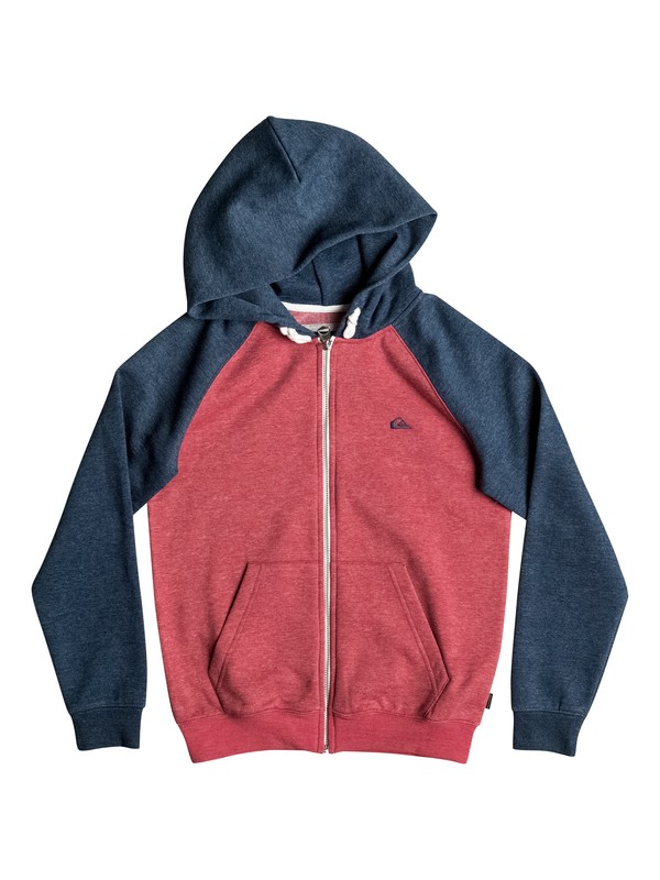 quiksilver, Everyday - Zip-Up Hoodie, CARDINAL HEATHER (rpeh) 0 Everyday - Zip-Up Hoodie Red EQBFT03348 Quiksilver
