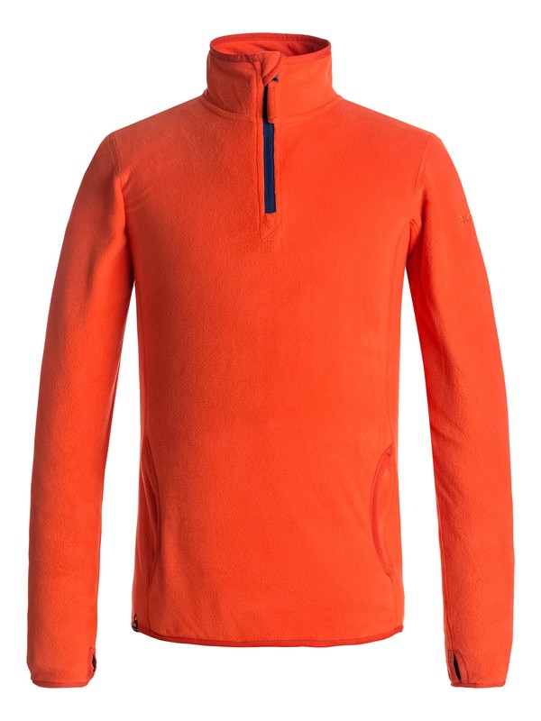 quiksilver, Aker - Polaire technique à demi-zip, MANDARIN RED (nms0) 0 Aker - Polaire technique à demi-zip Orange EQBFT03366 Quiksilver