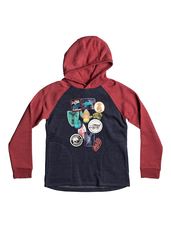 quiksilver, Minbu - Hoodie for Boys 8-16, NAVY BLAZER HEATHER (byjh) 0 Minbu - Hoodie for Boys 8-16 EQBFT03381 Quiksilver