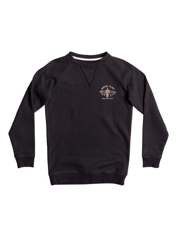 quiksilver, Dead Flat - Sweatshirt, BLACK (kvj0) 0 Dead Flat - Sweatshirt EQBFT03384 Quiksilver