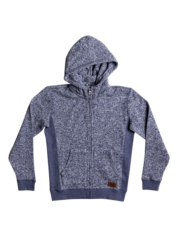 quiksilver, Keller - Zip-Up Hoodie, MEDIEVAL BLUE HEATHER (bteh) 0 Keller - Zip-Up Hoodie Blue EQBFT03388 Quiksilver
