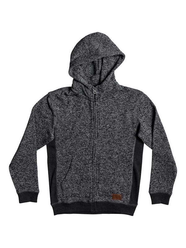 quiksilver, Keller Zip-Up Hoodie, DARK GREY HEATHER (ktfh) 0 Keller Zip-Up Hoodie Black EQBFT03388 Quiksilver