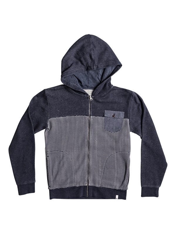 quiksilver, Mahatao - Sweat à capuche zippé, NAVY BLAZER HEATHER (byjh) 0 Mahatao - Sweat à capuche zippé Bleu EQBFT03393 Quiksilver