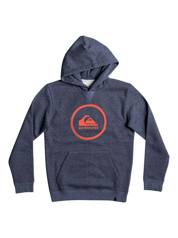 quiksilver, Big Logo - Hoodie for Boys 8-16, NAVY BLAZER HEATHER (byjh) 0 Big Logo - Hoodie for Boys 8-16 EQBFT03396 Quiksilver