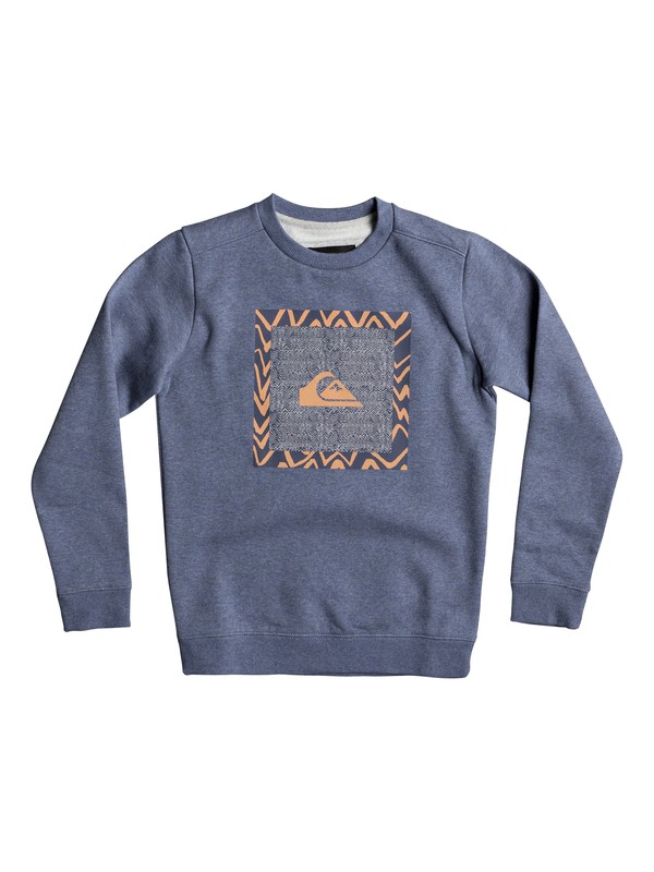 quiksilver, General Duna - Sudadera, VINTAGE INDIGO HEATHER (bylh) 0 General Duna - Sudadera Azul EQBFT03432 Quiksilver