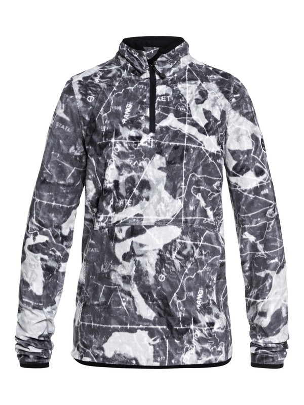 quiksilver, Aker - Polar técnico con media cremallera para Chicos 8-16, BLACK_TANNENBAUM (kvj8) 0 Aker - Polar técnico con media cremallera para Chicos 8-16 Negro EQBFT03439 Quiksilver