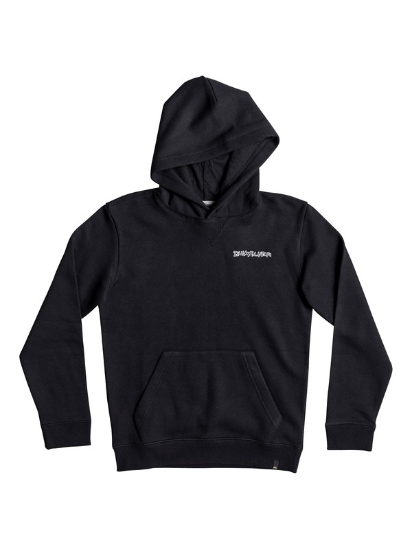 quiksilver, HOOD SCREEN ART YOUTH, BLACK (kvj0) 0 HOOD SCREEN ART YOUTH EQBFT03441 Quiksilver