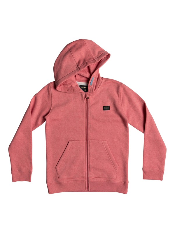 quiksilver, Summer 66 - Zip-Up Hoodie, MINERAL RED HEATHER (mmzh) 0 Summer 66 - Zip-Up Hoodie Pink EQBFT03449 Quiksilver