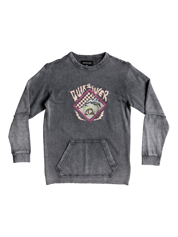 quiksilver, HB Checks - Sweatshirt, IRON GATE (kzm0) 0 HB Checks - Sweatshirt EQBFT03454 Quiksilver