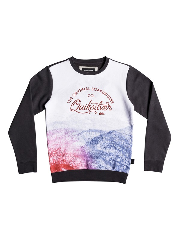 quiksilver, Lost In The Mountain - Sweatshirt, TARMAC (kta0) 0 Lost In The Mountain - Sweatshirt Noir EQBFT03457 Quiksilver
