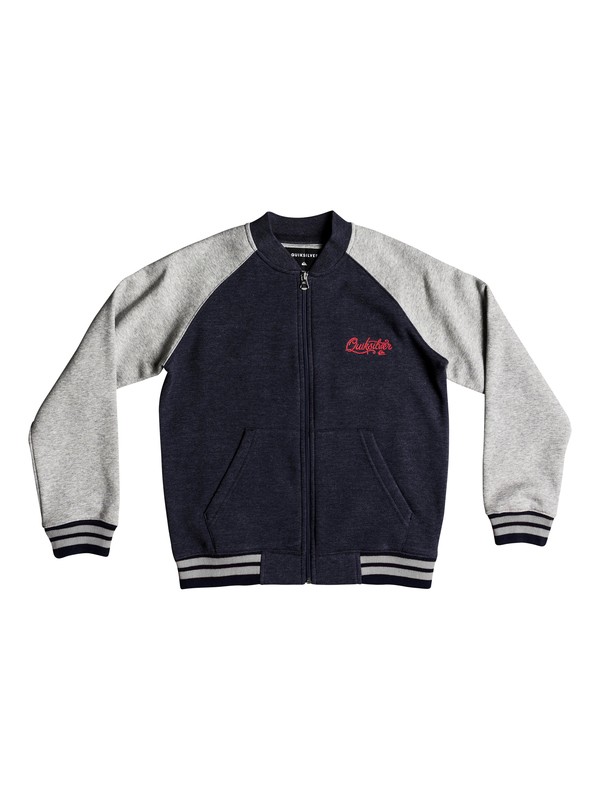quiksilver, You Koso - Sweat bomber, NAVY BLAZER HEATHER (byjh) 0 You Koso - Sweat bomber EQBFT03462 Quiksilver