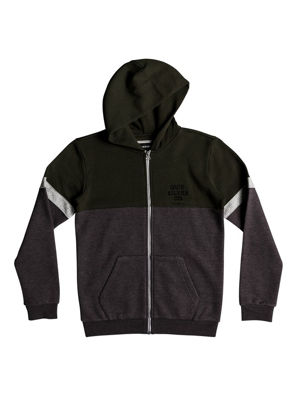 quiksilver, Kumano Kodo - Kapuzenpulli mit Reißverschluss für Jungen 8-16, FOREST NIGHT (csn0) 0 Kumano Kodo - Kapuzenpulli mit Reißverschluss für Jungen 8-16 Braun EQBFT03463 Quiksilver