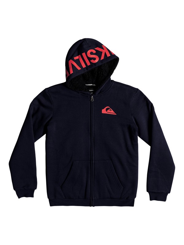 quiksilver, Best Wave Sherpa - Sweat à capuche zippé, NAVY BLAZER HEATHER (byjh) 0 Best Wave Sherpa - Sweat à capuche zippé EQBFT03467 Quiksilver