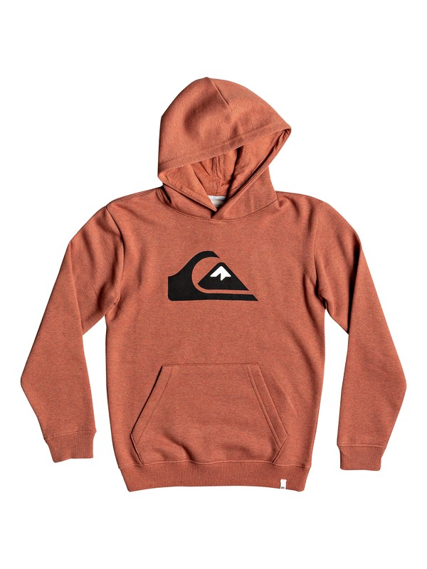 quiksilver, Big Logo - Sudadera con capucha para Chicos 8-16, BARN RED HEATHER (rqjh) 0 Big Logo - Sudadera con capucha para Chicos 8-16 Rojo EQBFT03468 Quiksilver