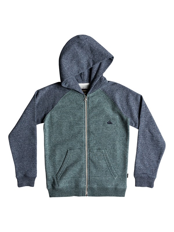 quiksilver, Everyday - Sudadera con capucha y cremallera para Chicos 8-16, TAPESTRY HEATHER (bphh) 0 Everyday - Sudadera con capucha y cremallera para Chicos 8-16 Azul EQBFT03472 Quiksilver