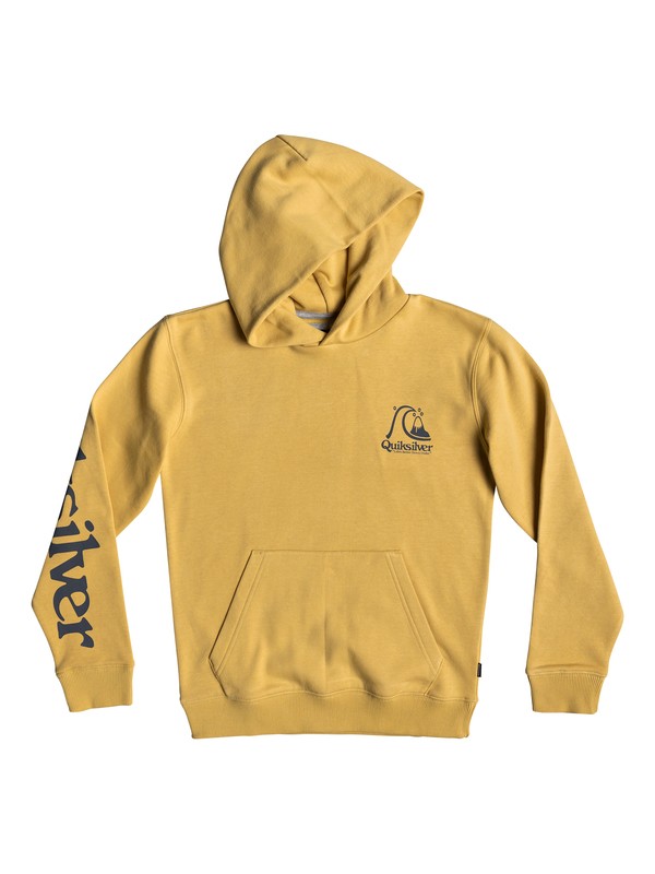quiksilver, Boy's 8-16 Spring Roll Hoodie, RATTAN (yhp0) 0 Boy's 8-16 Spring Roll Hoodie Yellow EQBFT03517 Quiksilver