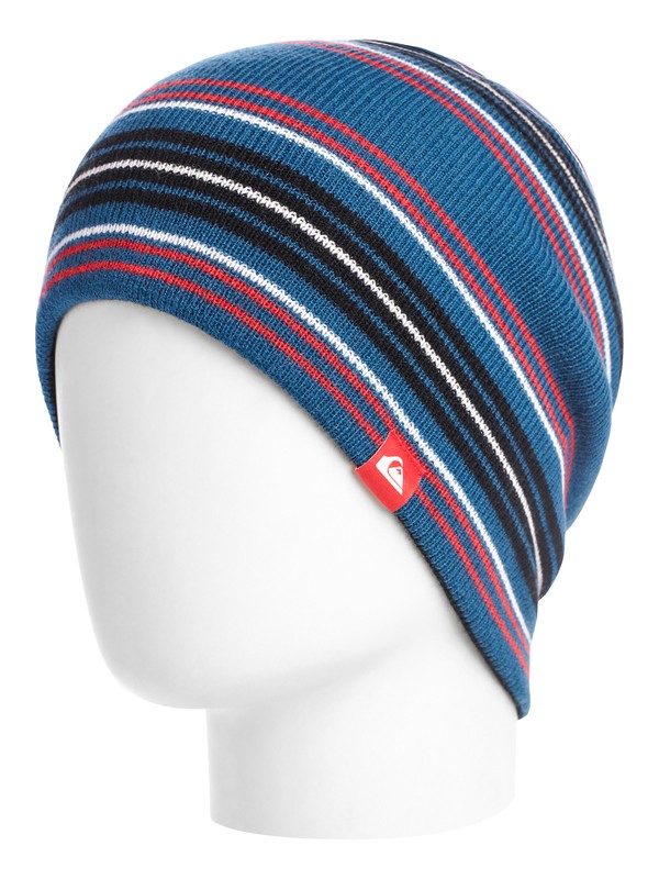 quiksilver, Preference Reversible Youth Beanie, MOROCCAN BLUE (bsg0) 0 Preference Reversible Youth Beanie EQBHA00004 Quiksilver