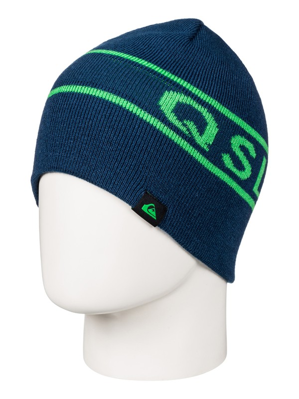 quiksilver, Knox - Bonnet, ESTATE BLUE (bsw0) 0 Knox - Bonnet Bleu EQBHA03018 Quiksilver