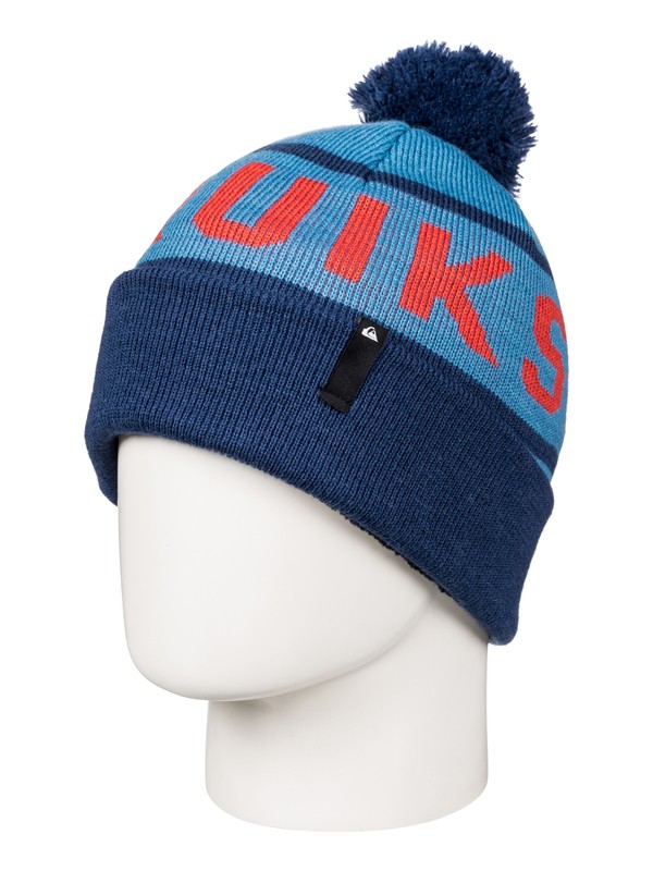 quiksilver, Summit - Beanie for Boys 8-16, VALLARTA BLUE (byh0) 0 Summit - Beanie for Boys 8-16 EQBHA03019 Quiksilver
