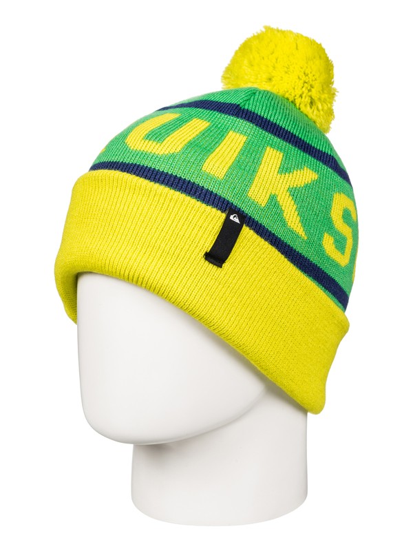 quiksilver, Summit - Beanie, KELLY GREEN (gnk0) 0 Summit - Beanie Green EQBHA03019 Quiksilver