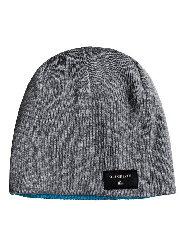 quiksilver, Boy's 8-16 Reversible Reversible Skull Beanie, ATOMIC BLUE (bmm0) 0 Boy's 8-16 Reversible Reversible Skull Beanie EQBHA03029 Quiksilver